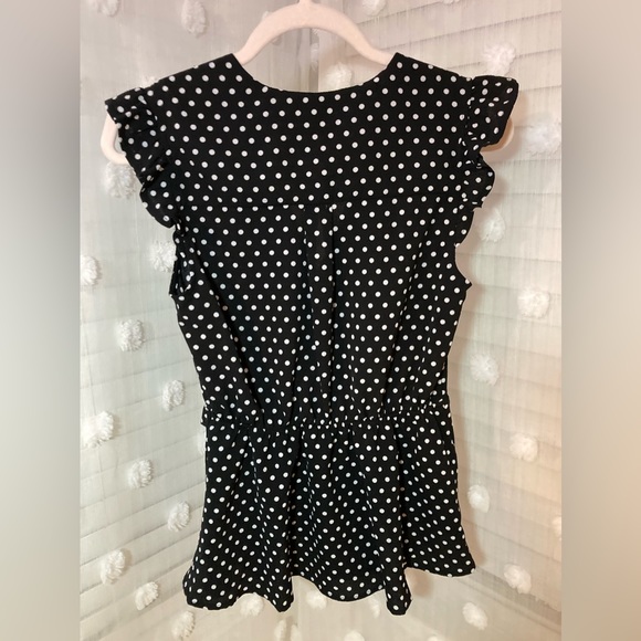 size large polka dot blouse - Picture 3 of 3